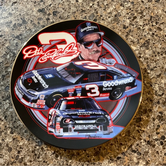 NASCAR Always a Champion 2001-Dale Earnhardt Hamilton Collection Plate With COA - Picture 2 of 11